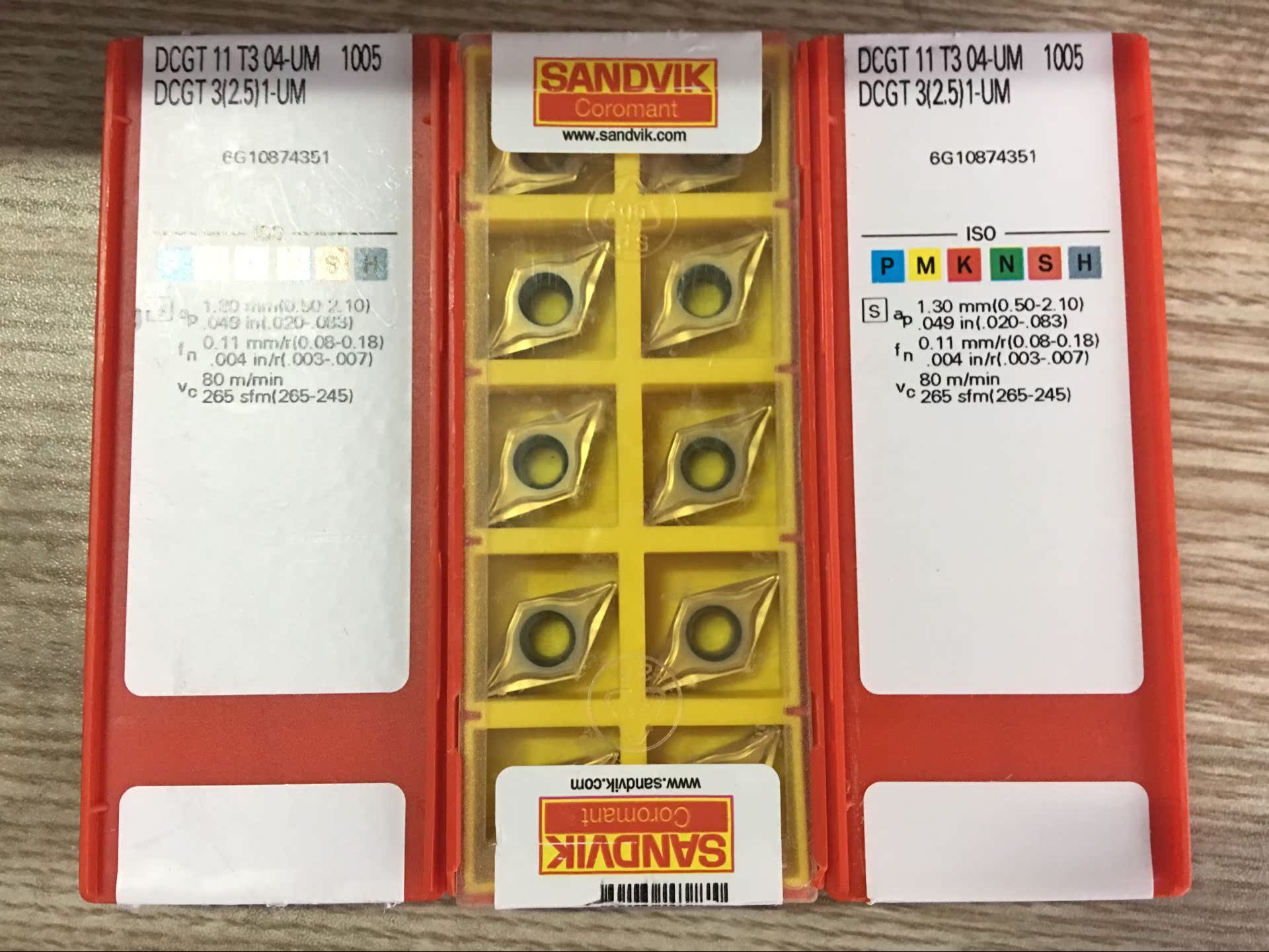 Authentic Mountain Tervik Blade DCGT11T304-UM 1005 Please pro-people to make a front request for an RFQ Thank you 