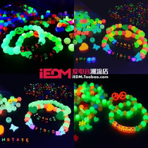 iedm love electric music kandi bracelet bracelet luminous 10 strings of finished ULTRA music festival bungee jumping bracelet for men and women