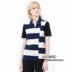 Giảm 40% cho quầy cá sấu Lacoste của Pháp đích thực áo thun nữ tay ngắn sọc rộng 715525 - Áo polo thể thao Áo polo thể thao