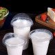 Disposable 90/95 calibre PET thickened hemispherical cup lid milk tea ball lid flat lid high lid 98 beverage cup lid