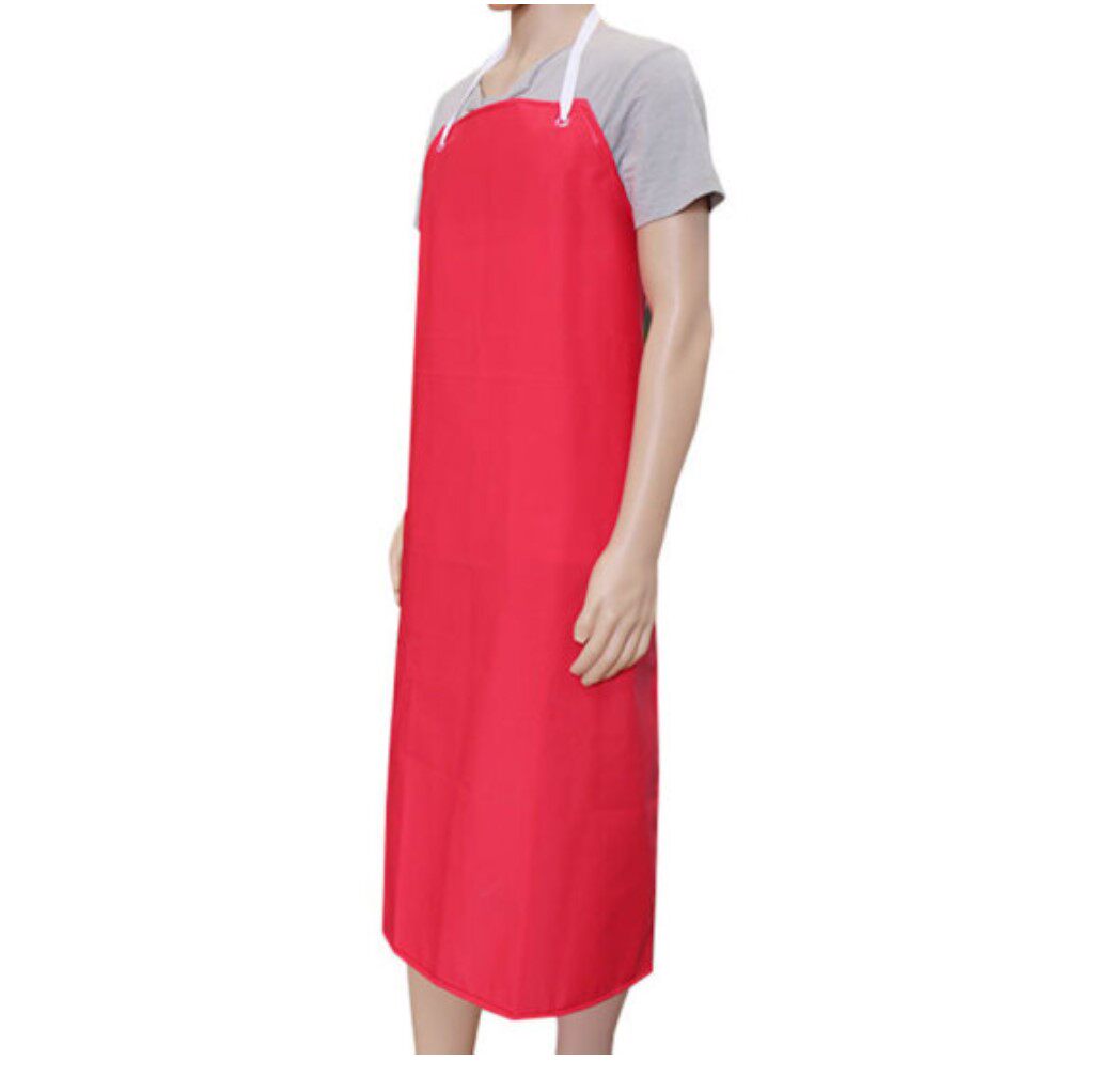 Waterproof and oil-proof industrial grade acid-resistant apron food processing seafood sorting slaughterhouse aquatic thickening 65 Silk
