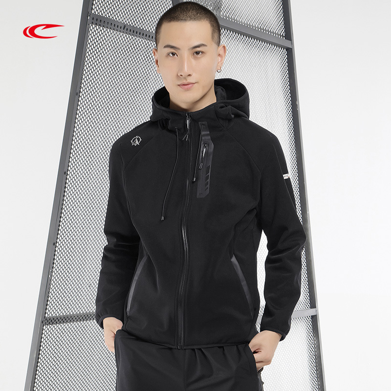 Syqi Wei pants thick cotton T new men's Korean version loose with velvety blouse warm and breathable even hat-thick overcoat jacket