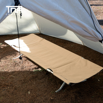 Outdoor Beach Camping Camp Bed Lunch Break Office Aluminum Alloy Folding Bed Portable Single Bed Thickened Lunch Bed