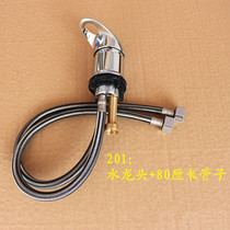 Total Copper Hairdrester Hot and cold water mixing valve washing head bed hand wringing tap switch hair salon Hair Punch punch Punch Bed Accessories