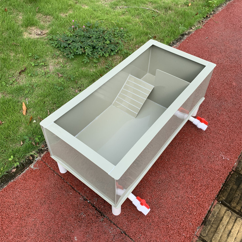 Turtle tank with sand pond feeding box turtle Villa turtle box special turtle tank plastic fish tank simple Turtle Pond