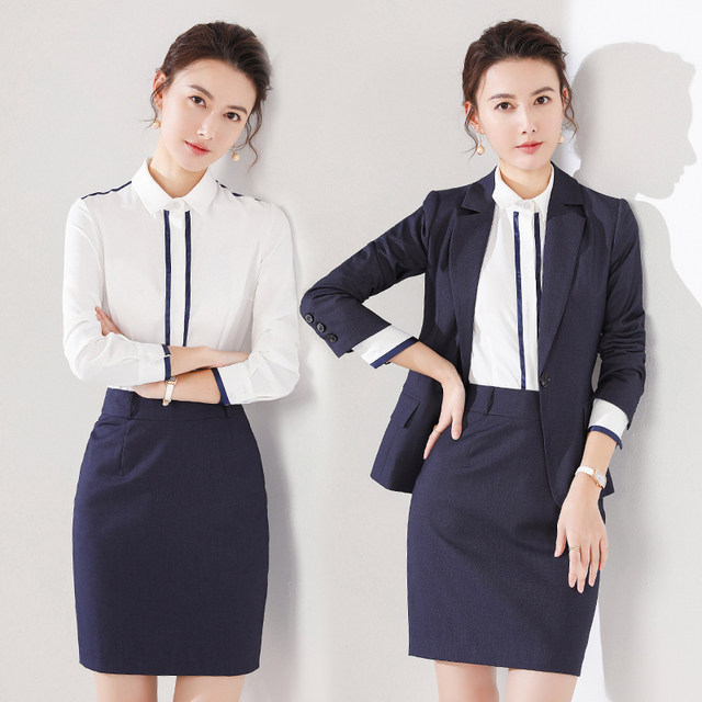 High-end suit jacket, feminine temperament, formal wear, short professional wear suit, spring and autumn top, small work clothes