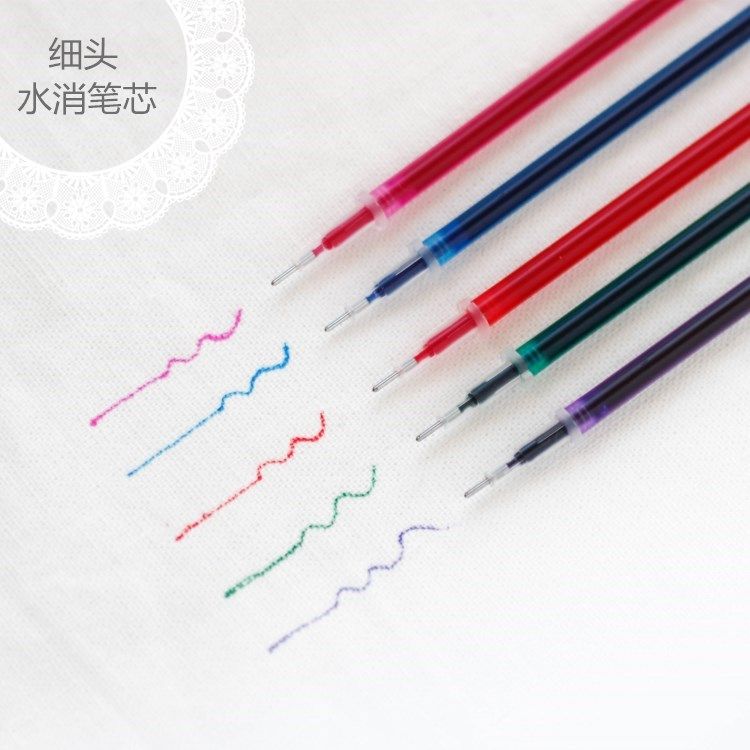 Cross stitch tracing drawing fine head water-soluble pen water-soluble refill diy hand embroidery T-shirt clothes material tools