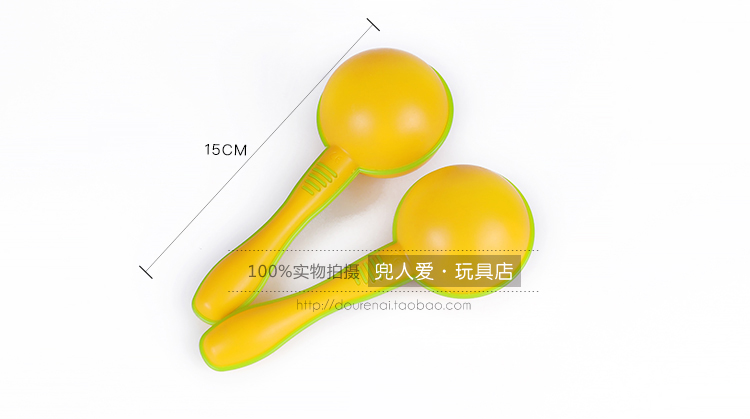 Orff nhạc cụ vàng bé nhựa cát búa cát bóng trứng trẻ em đồ chơi âm nhạc giáo dục sớm mẫu giáo dạy học đồ chơi giáo dục cho bé gái