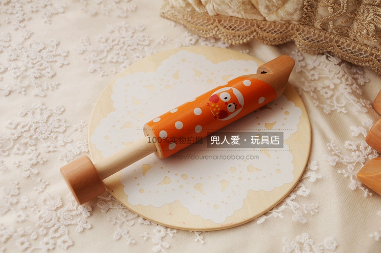 Còi gỗ còi còi chơi đồ chơi nhạc cụ âm nhạc của trẻ em đồ chơi an toàn và bảo vệ môi trường đồ chơi trẻ em thông minh