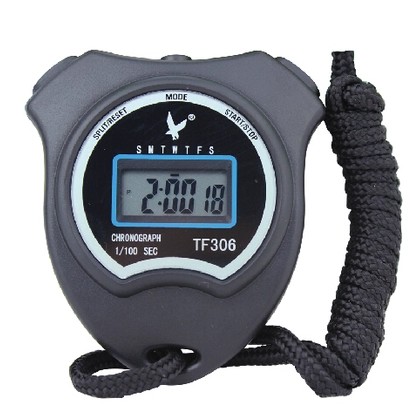 Tianfu stopwatch TF306 single row 2-channel stopwatch Tianfu stopwatch timer Sporting goods equipment single row timing