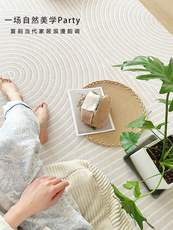 ковер 地毯客厅简约条纹设计卧室书房家用别墅沙发茶几垫大面积整铺