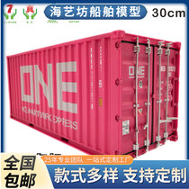 ONE Pink Container Model 1:20 Container Model Personalized Container Model Customization
