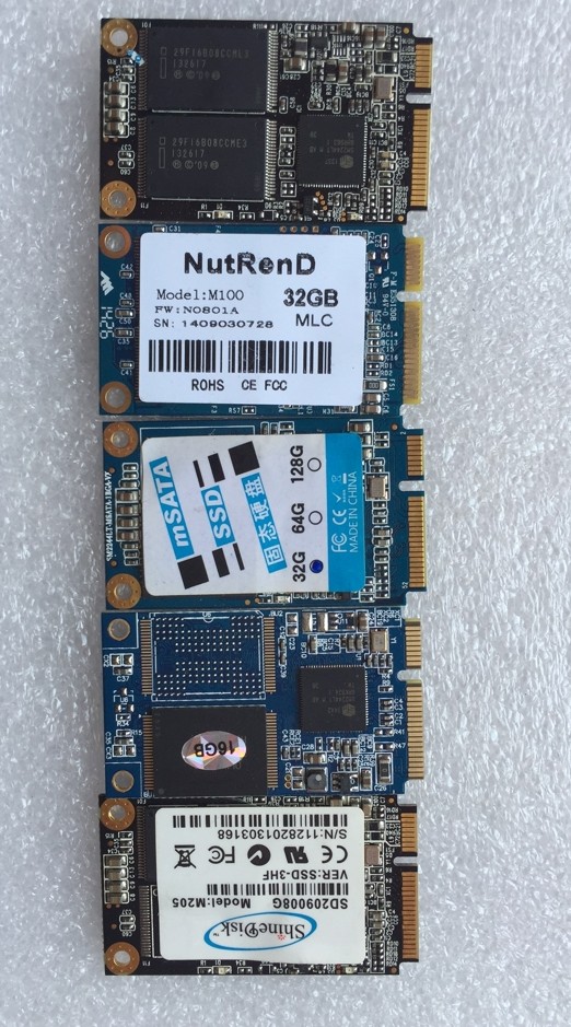 Second-hand 8G 16G 24G 32G 64G 120G MSATA interface SSD solid state drive cash register