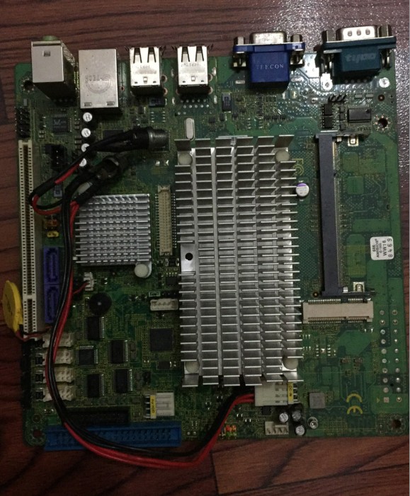 Original assembly machine ITX ultra-thin embedded N270 motherboard MS-9830 Industrial computer POS machine motherboard