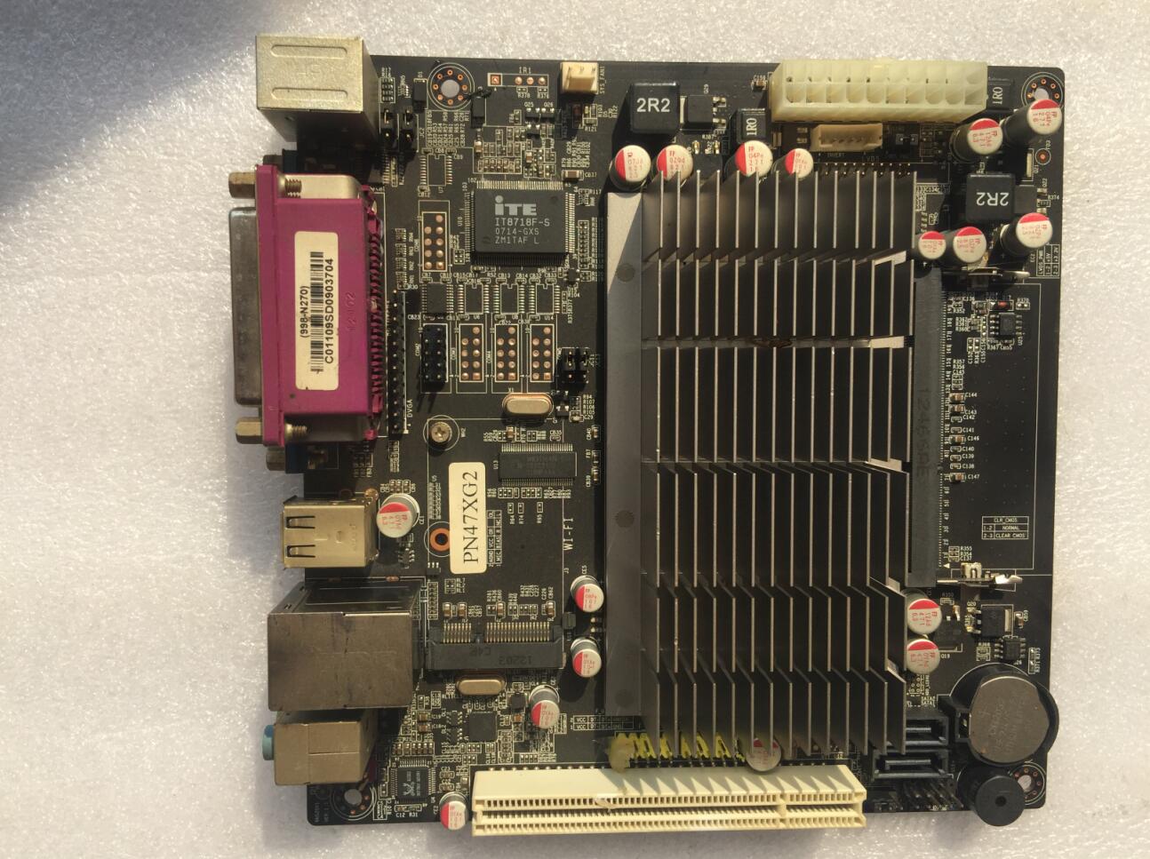 Original PN47XG3 DDR3 ITX motherboard 998-N270 PN47Xg2 car POS cashier