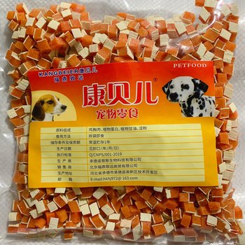 Combel dog snack sandwich long soft diced chicken diced cod small sushi sandwich snack 400g