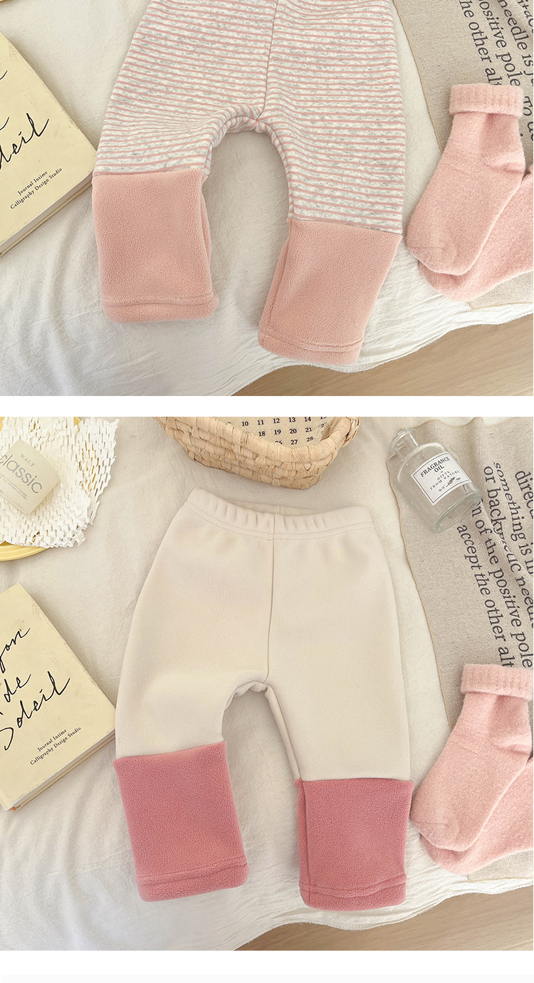 Бархатные демисезонные модные детские леггинсы, штаны, увеличенная толщина     