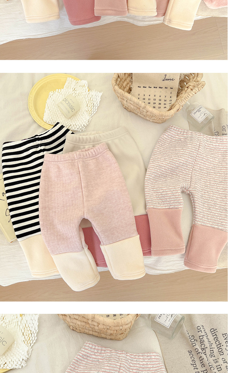 Бархатные демисезонные модные детские леггинсы, штаны, увеличенная толщина     