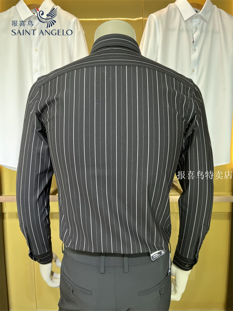 Черный осенний классический пиджак костюма, рубашка, slim fit