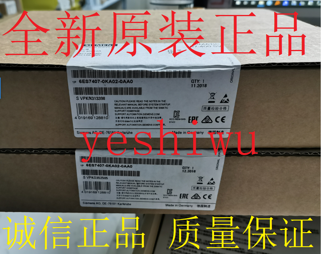 6ES7 6ES7 407 6ES7407-0KA02-0AA0 6ES7407-0KA02-0AA0 PS407 PS407 6ES7412-2XJ05-0AB0