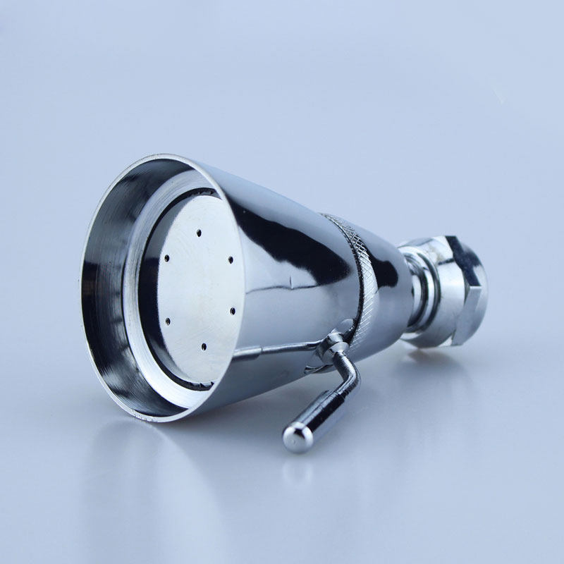 Trumpet-shaped shower head shower head shower nozzle single head shower nozzle small shower nozzle bathhouse water saving nozzle can be detached