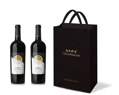 Lu Shi Danwei Wild blueberry dry red blueberry red wine Lady wine fruit wine 750ml2 high anthocyanin content