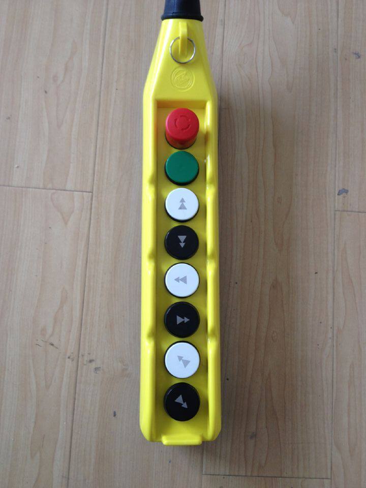 7-hole control box PL07K flashlight door floor operation box button box 7-hole hanging suspension switch box waterproof box