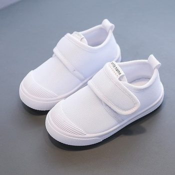 White Shoes for Ages 3-12, Cloth Shoes Specifically for Kindergarten, White Sneakers for Students, Sports and Dance Shoes for Young Children, Signature Model