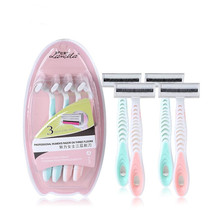 Womens shaving shaving knife armpit hair armpit pubic hair comfortable leg hair trimming whole body hair removal device special female private parts