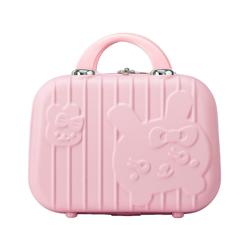 Портативный милый чемодан, коробка, мультяшный универсальный картхолдер, маленький ящик для хранения, 14 дюймов