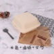 100 комплектов натуральных цветовых коробок + масляная бумага + наклейки + ложки
