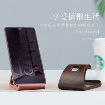 Creative Phone Bracket Wooden Handicrafts Mobile Phone Seat Opening Gift Office Desktop Pendulum custom lettering