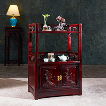 Mahogany sideboard solid wood tea cabinet new Chinese cabinet restaurant locker acid branch wood storage cabinet Chinese style side cabinet