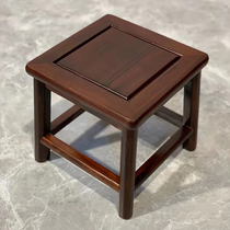 Acid branch wood small square stool South American acid branch East African acid branch ebony sandalwood purple sandalwood shoe stool childrens stool mahogany