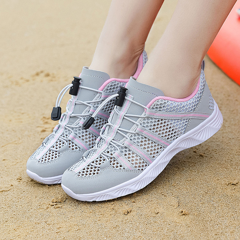 Summer Traceability Shoes Women Speed Dry Non-slip Covered Water Shoes Men's Breathable Hollowed-out Mountaineering Hiking Shoes Outdoor Fishing Beach Shoes-Taobao