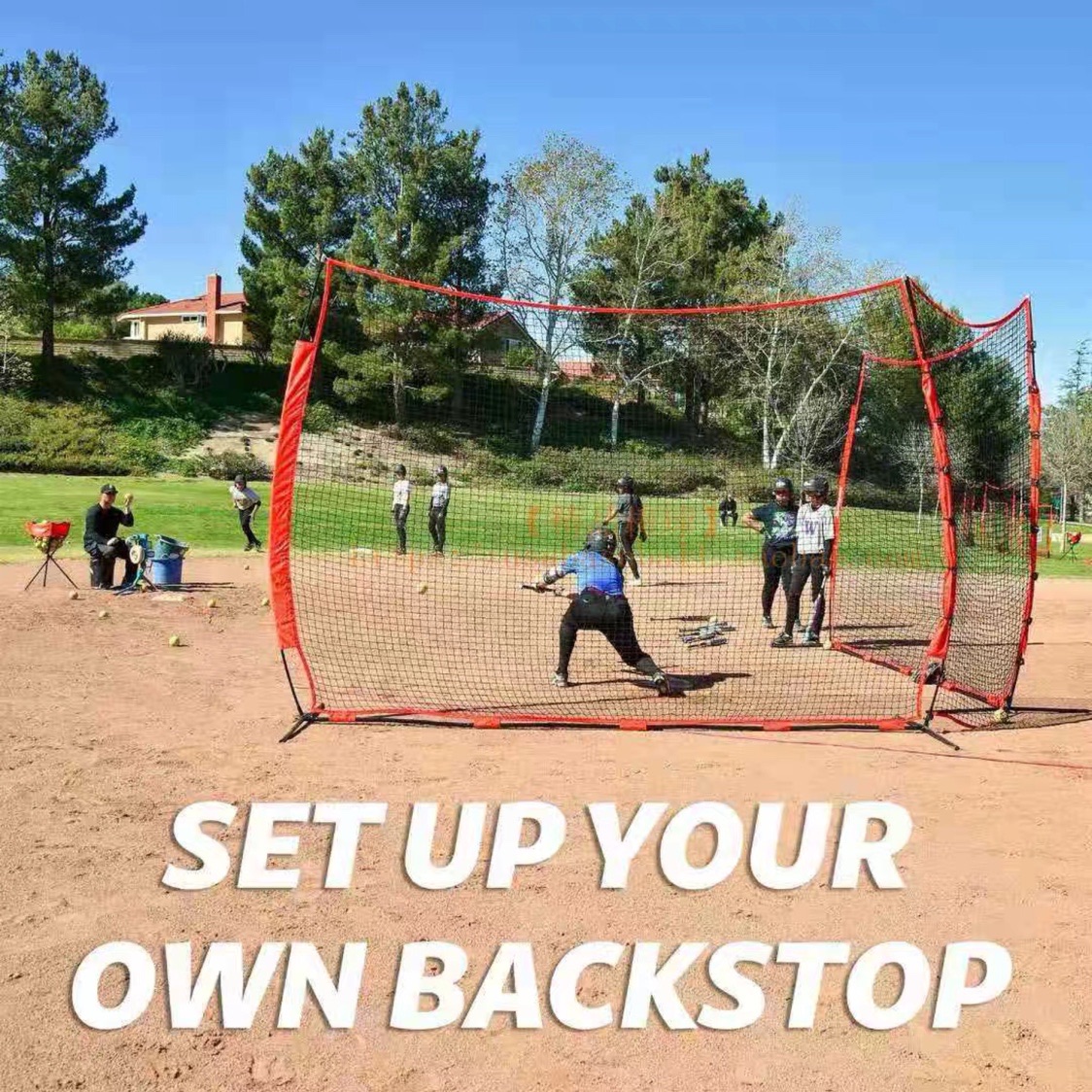 Baseball Softball Percussion Practice Net Pitcher Training Nets Blocking net9 * 12 baseball net