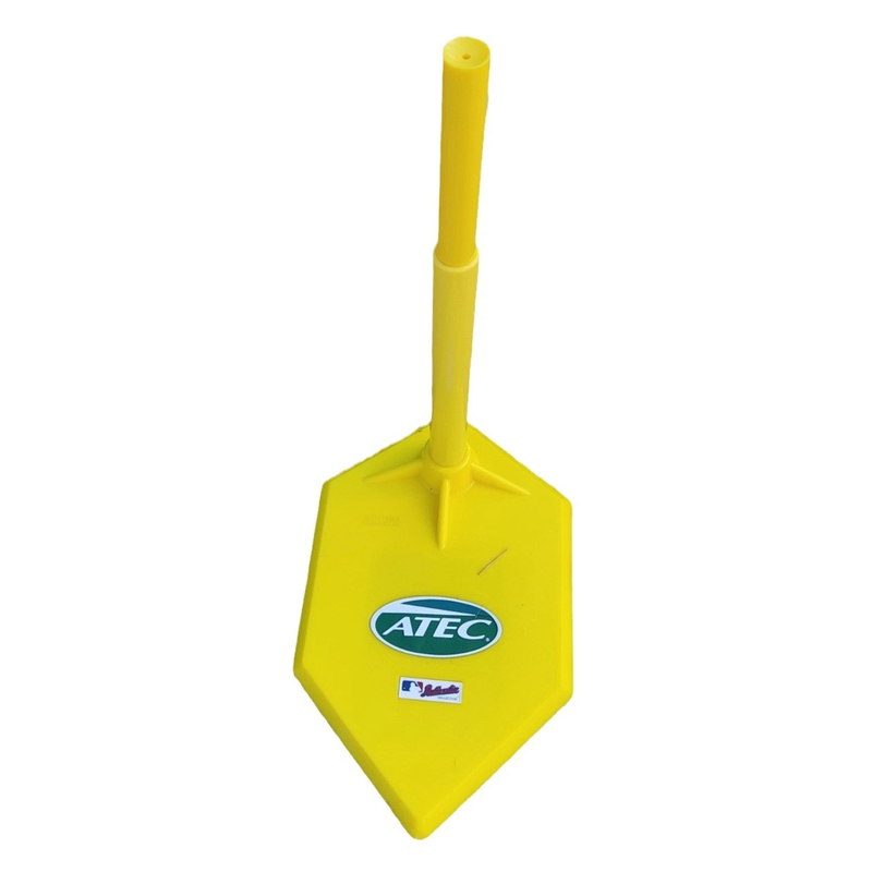 Atec Yellow and Red Baseball and Softball Batting Tee T-Frame Batting Stand Sturdy and Durable for Adults and Youth Atec Yellow and Red Baseball and Softball Batting Tee T-Frame Batting Stand Sturdy and Durable for Adults and Youth