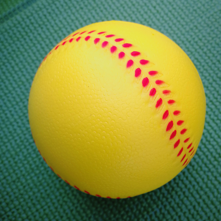 2-pack solid softball primary and secondary school students training exam game Special sponge PU foam baseball for beginners