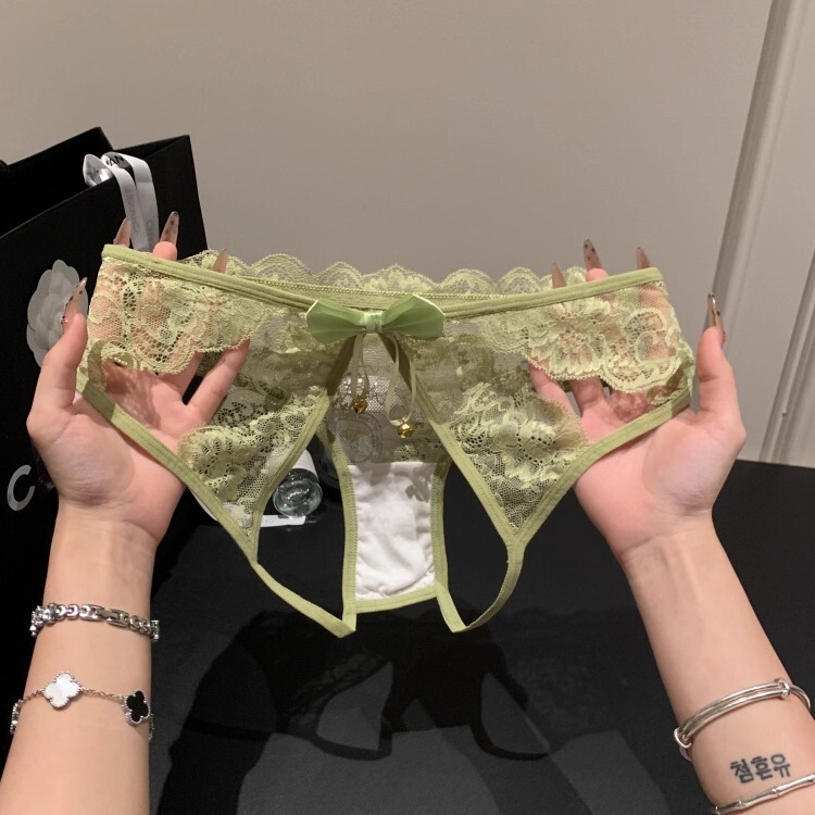 Golden Bell~ Sexy Lace Panties for Women 2025 New Low-Waist Pure Desire Hollow Out Sweet French Style Briefs