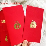 6 2023 Новый год Red Packet Simple Cleaning китайский кролик Новый год канун Нового года - милая и прекрасная новогодняя сумка