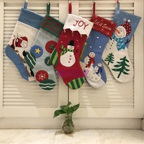 Christmas Christmas Eve embroidery Christmas stockings Christmas boots Bar Cafe gift bags