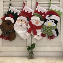Christmas Christmas Eve Stereo Scarf with Christmas Socks Christmas Boots Bar Large Gift Gift Bag