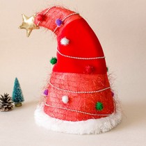 Christmas Christmas Christmas Christmas Eve retro Cubic Queens Christmas hat Bar Restaurant Bart Head Accessories Hat