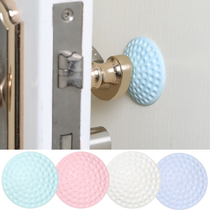 Thickened silent door rear wall buffer anti-collision pad Anti-collision pad Door handle door lock protective pad Rubber shock pad