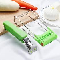 Anti-hot clip to take the bowl to take the plate to lift the plate bowl clip casserole steaming clip Stainless steel non-slip household kitchen clip bowl