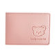 biubiu Xiaomi's new driving notebook leather case women bear pink driver's license ປົກ​ປັກ​ຮັກ​ສາ ID ກະ​ເປົ໋າ​ບັດ​ງາມ