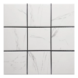 Современная простая кара белая керамическая гексагональная мозаичная плит