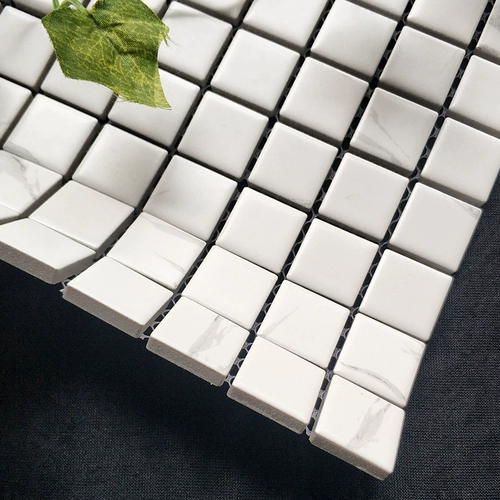 Современная простая кара белая керамическая гексагональная мозаичная плит