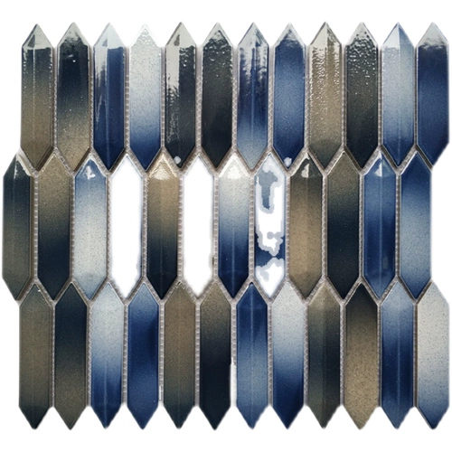 Современная простота тонкая стрелка -Мозаичная печь в обработке