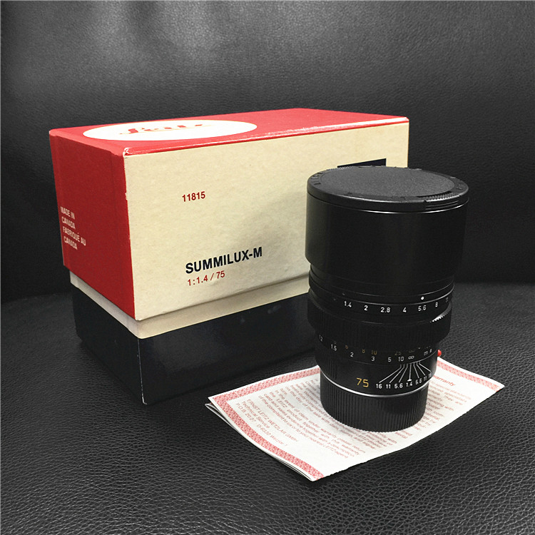 Leica Leica Summilux-M 75mm F1 4 Lycra 75 1 4 Second Generation Portrait King